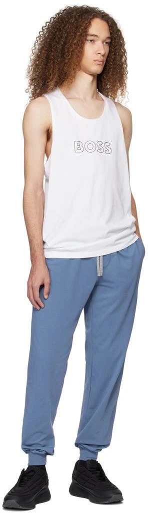 商品Hugo Boss|Blue Embroidered Sweatpants,价格¥283,第4张图片详细描述