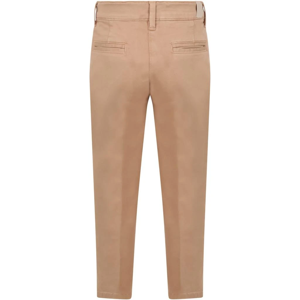 商品ELEVENTY|Eleventy Beige Trousers For Boy With Patch Logo,价格¥1065,第2张图片详细描述