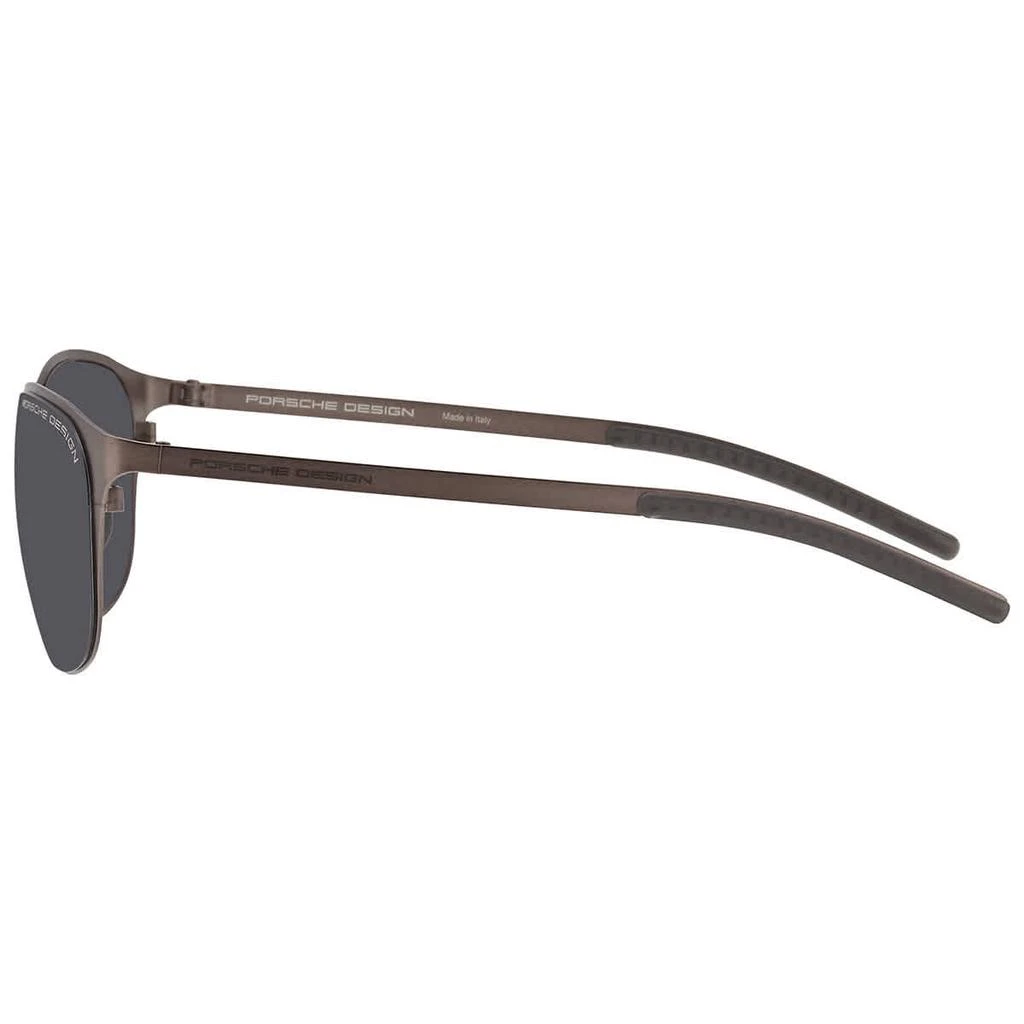 商品Porsche Design|Grey Blue Oval Unisex Sunglasses P8666 B 55,价格¥605,第3张图片详细描述