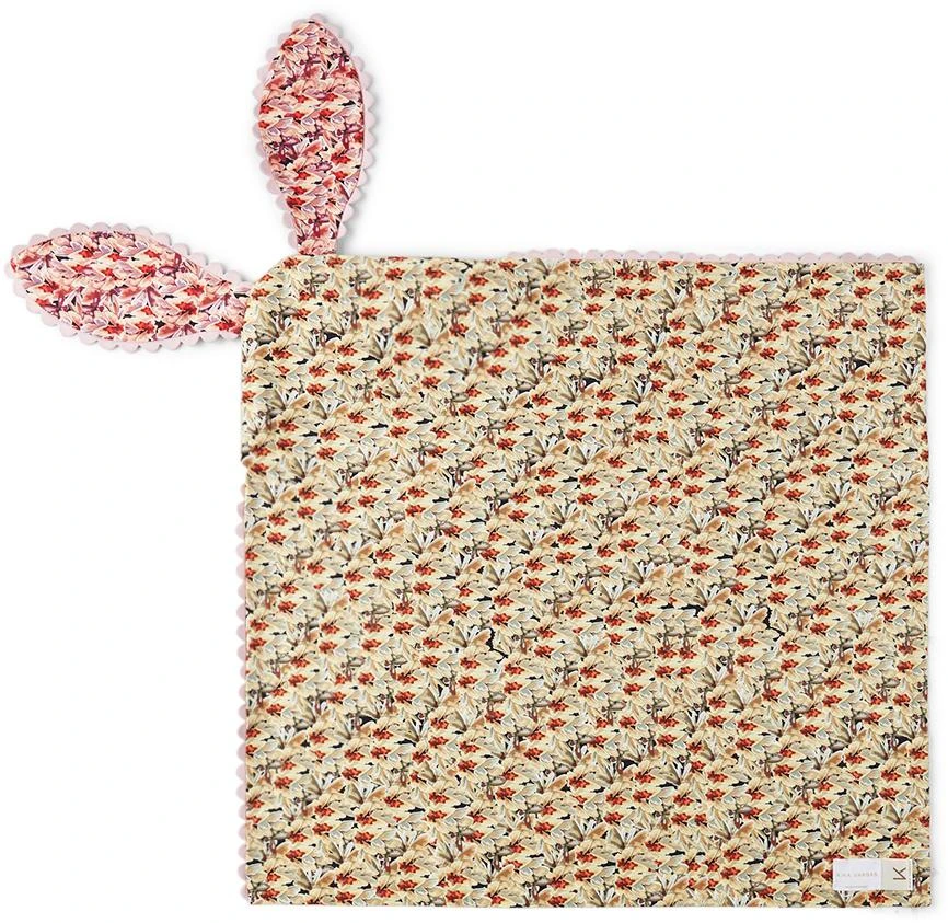 商品Kika Vargas|Baby Khaki & Red Bunny Hooded Towel,价格¥324,第2张图片详细描述