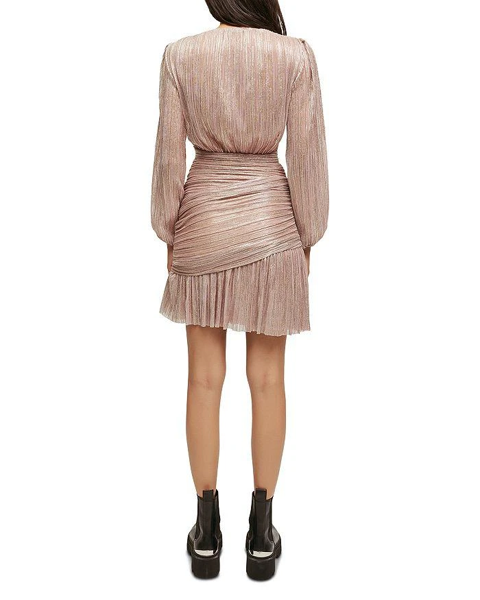 商品Maje|Pleated Wrap Waist Dress,价格¥1993,第2张图片详细描述