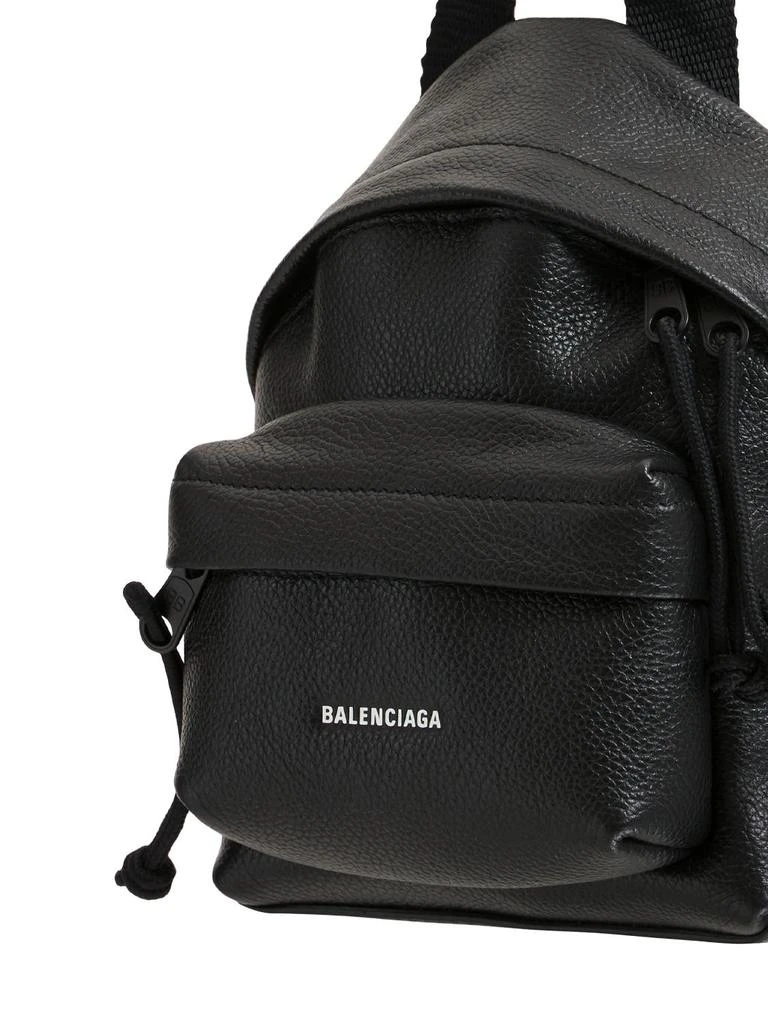 商品Balenciaga|Logo Leather Backpack,价格¥7720,第3张图片详细描述