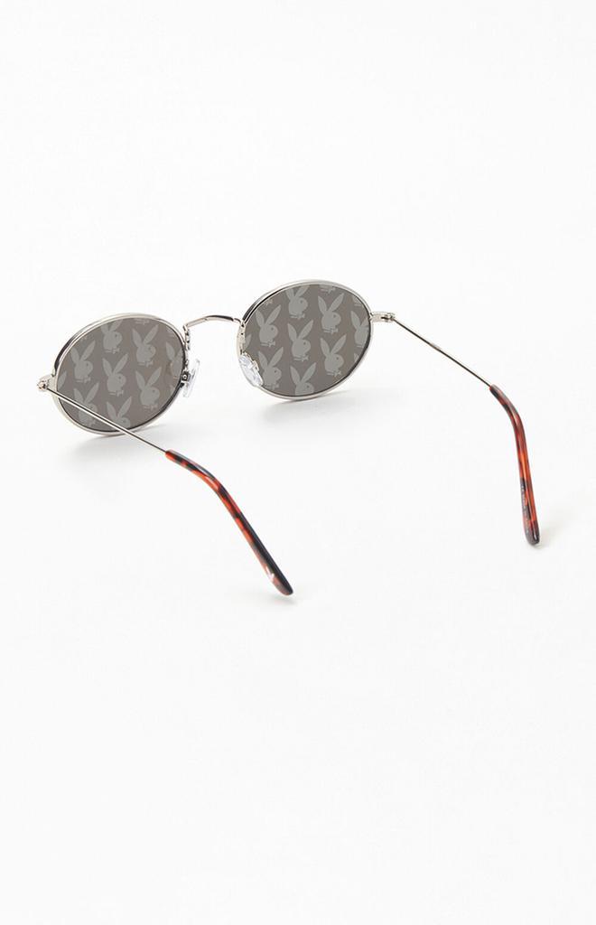 商品Playboy|By PacSun Metal Oval Sunglasses,价格¥57,第5张图片详细描述