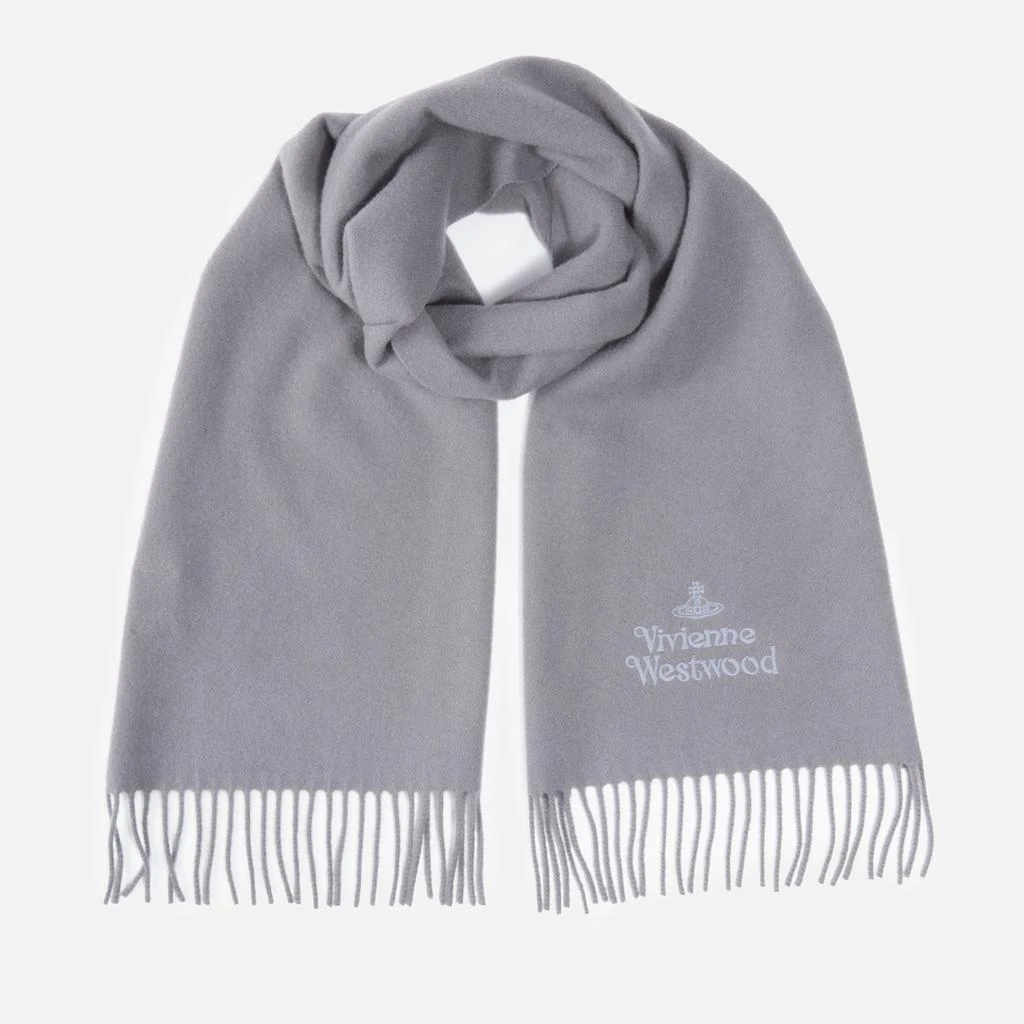 商品Vivienne Westwood|Vivienne Westwood Embroidered Logo Wool Scarf,价格¥814,第1张图片