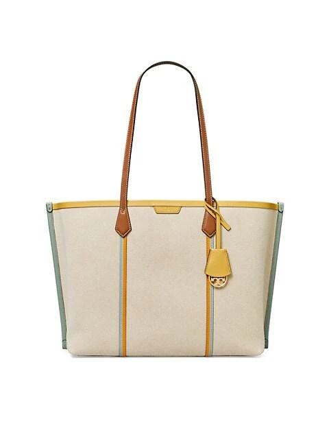 商品Tory Burch|Perry Canvas Triple-Compartment Tote,价格¥1401,第1张图片