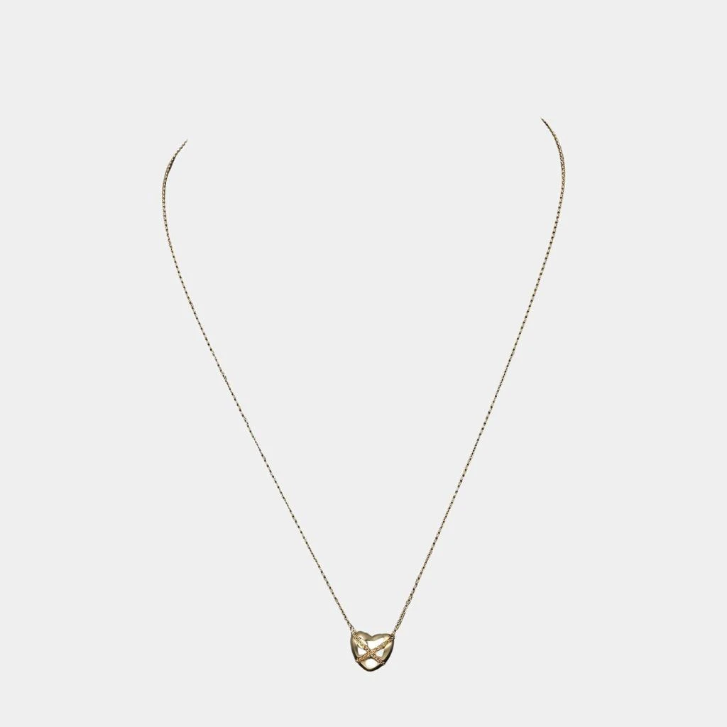 商品[二手商品] Tiffany & Co.|Tiffany & Co. Cross My Heart 18K Rose Gold Necklace,价格¥8686,第2张图片详细描述