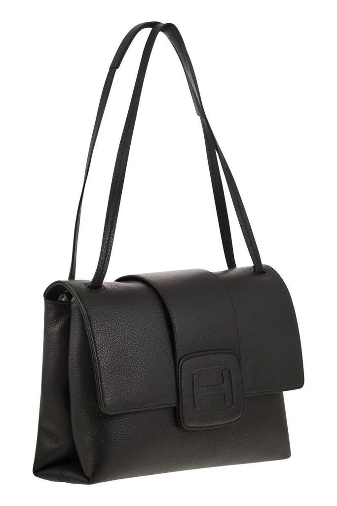 商品hogan|Hogan H-Bag Leather Shoulder Bag in Black,价格¥4118,第4张图片详细描述