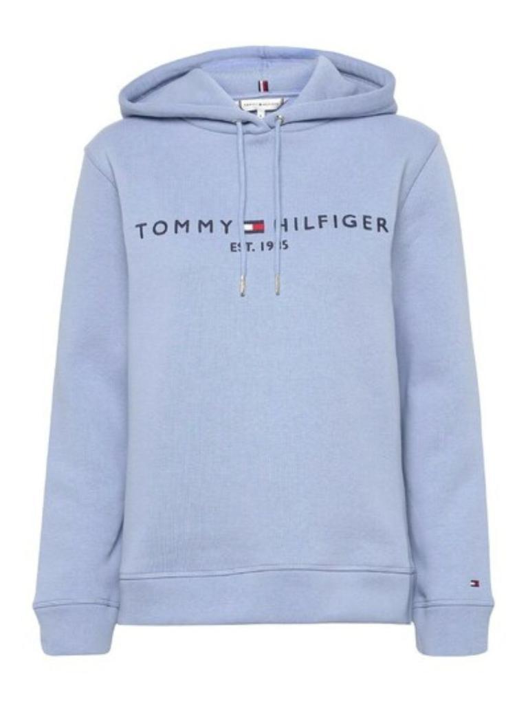 商品Tommy Hilfiger|Tommy Hilfigerregular Hoodie sweatshirt - Azzurro Ww0ww26410 Dyb,价格¥1216,第1张图片