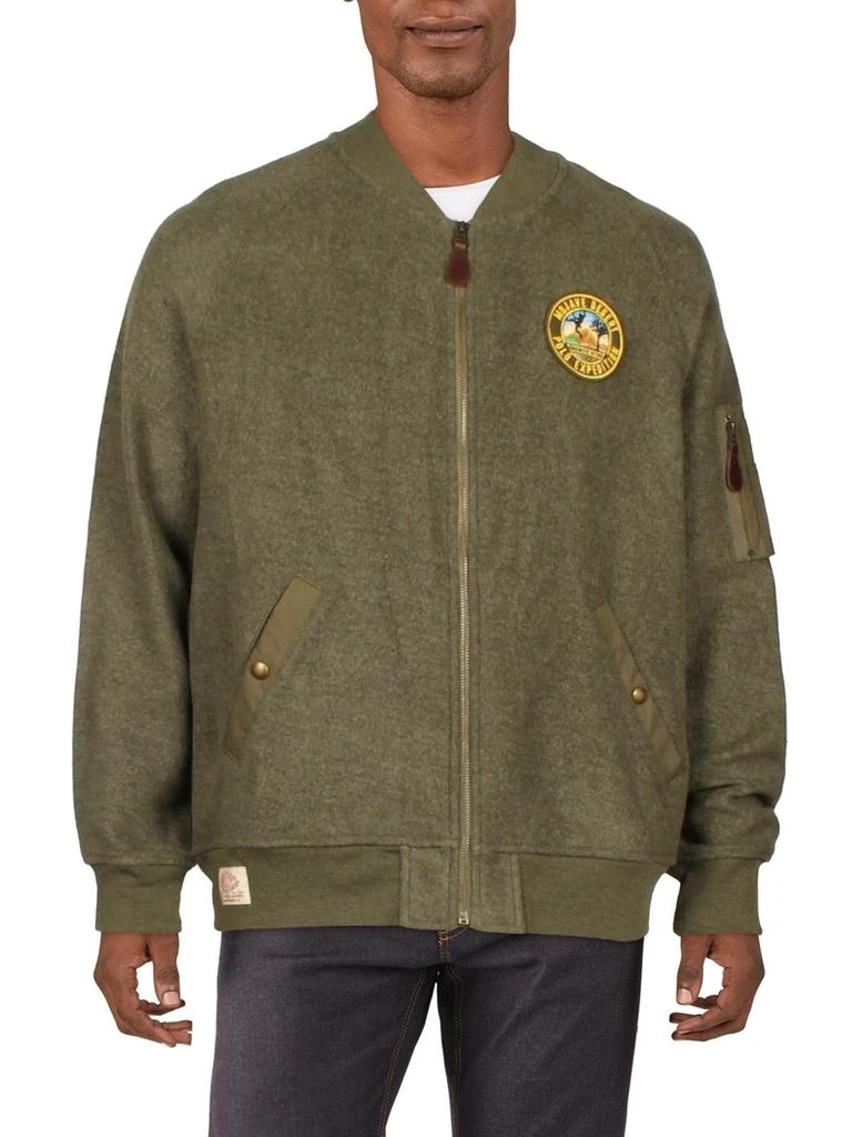 商品Ralph Lauren|Mens Fleece Short Bomber Jacket,价格¥1090,第1张图片