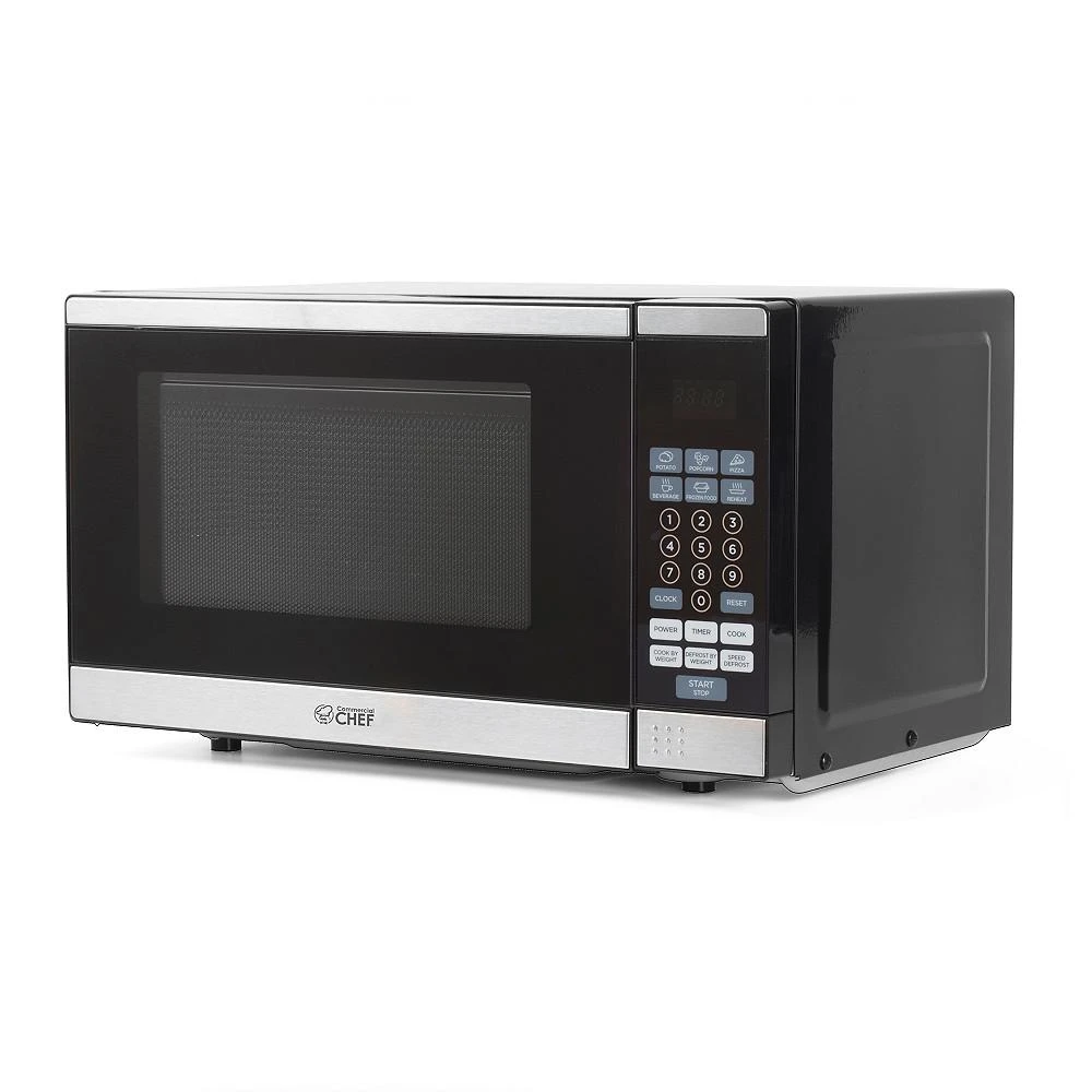 商品Commercial Chef|CHM770SS .7 Cu. Ft. Microwave,价格¥1495,第1张图片