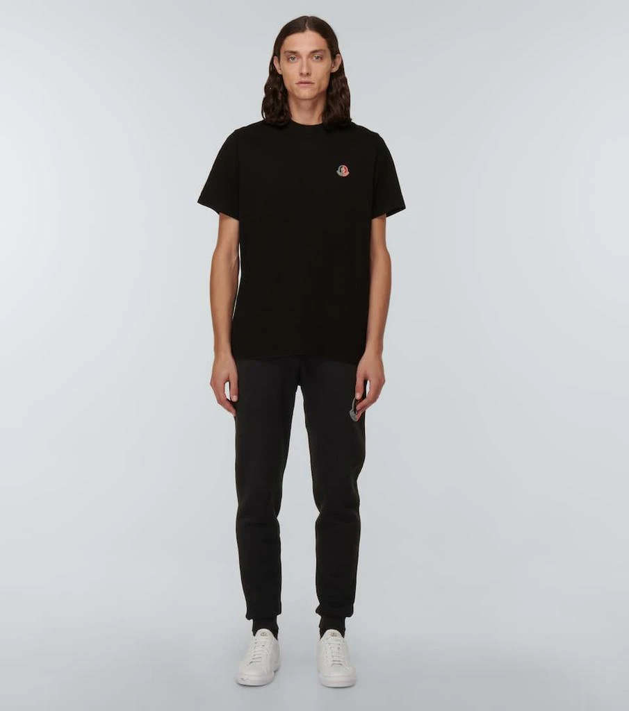 商品Moncler|2 Moncler 1952棉质针织T恤,价格¥2728,第2张图片详细描述