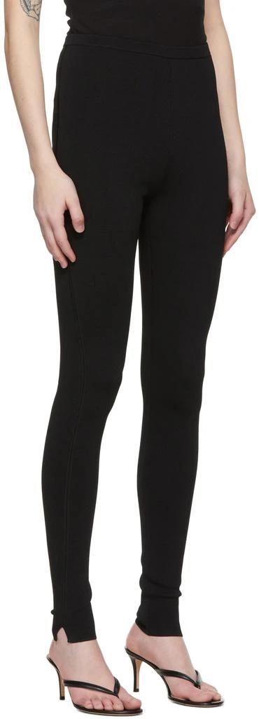 商品Totême|Black Compact Knit Leggings,价格¥903,第2张图片详细描述