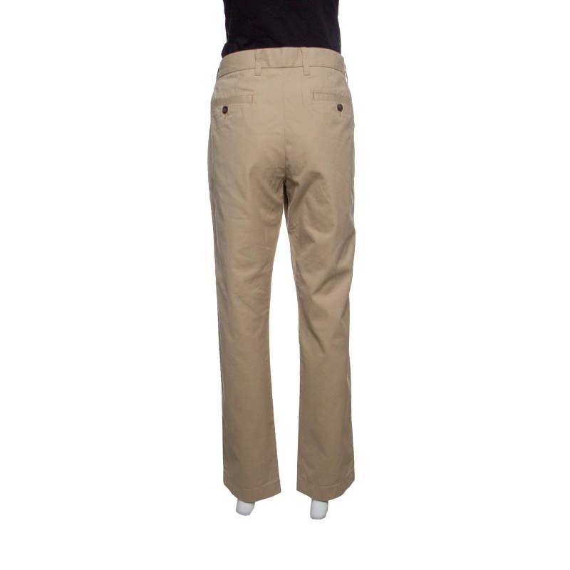 Tommy Hilfiger Beige Cotton Tailored Fit Chino Pants M商品第3张图片规格展示