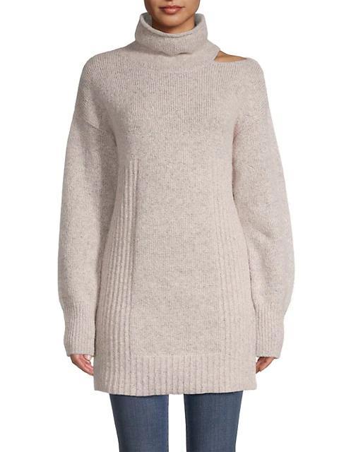 商品525 America|Shoulder Slit Tunic Sweater,价格¥1163,第5张图片详细描述