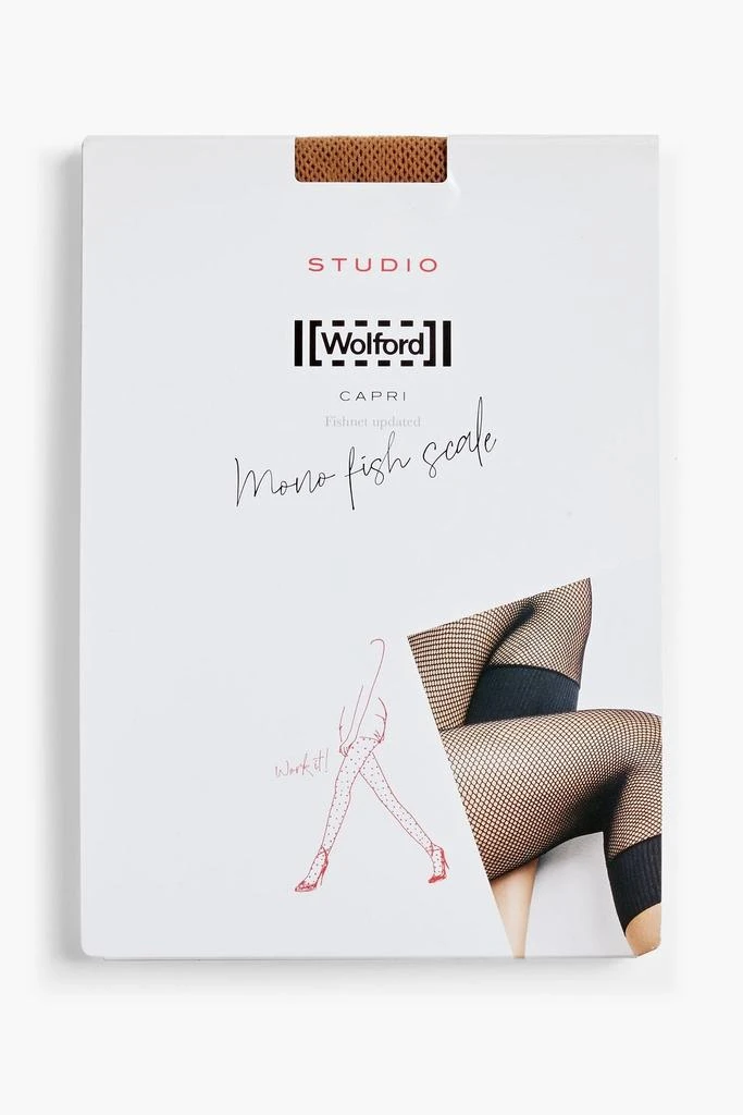 商品Wolford|Mono Fish Scale fishnet tights,价格¥130,第3张图片详细描述