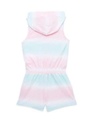 商品Juicy Couture|Baby Girl’s Tie-Dye Sleeveless Hooded Romper,价格¥120,第2张图片详细描述