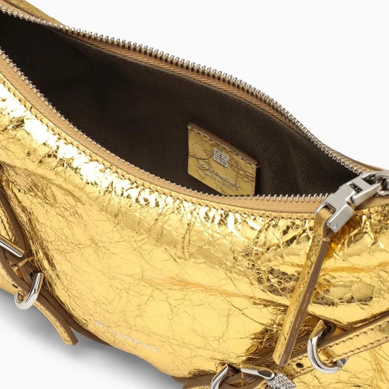 Voyou mini gold laminated leather bag 商品