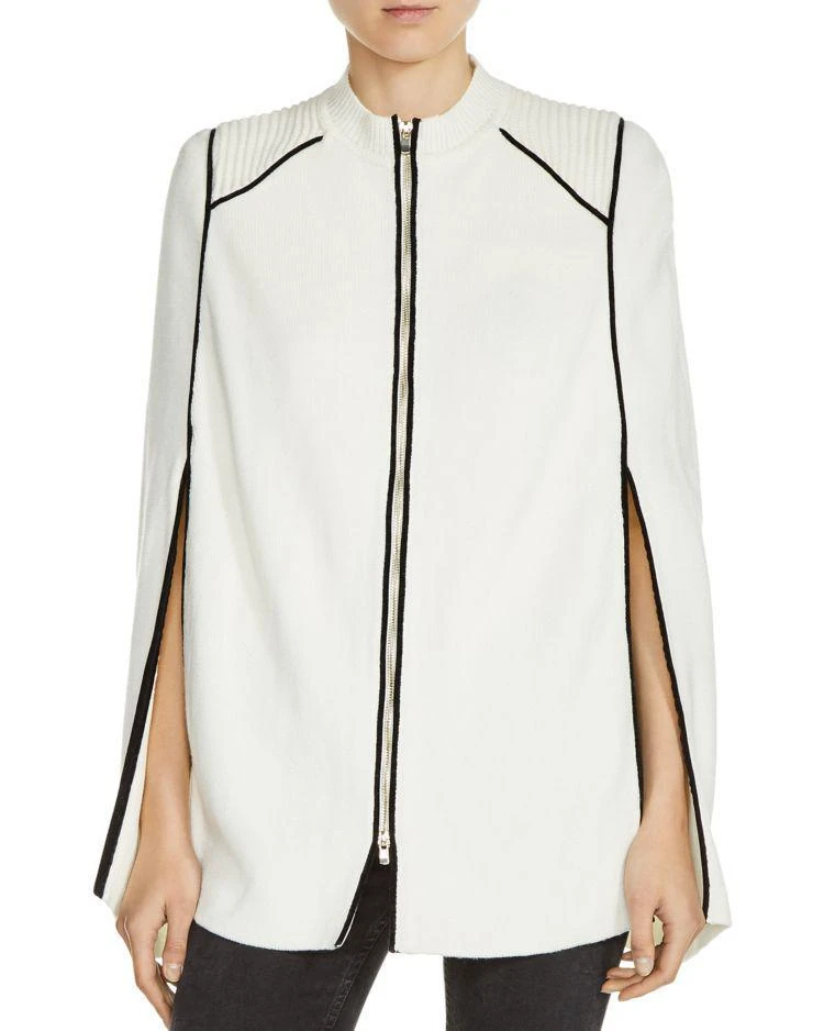 商品Maje|Milford Zip-Front Cape Sweater,价格¥2110,第1张图片