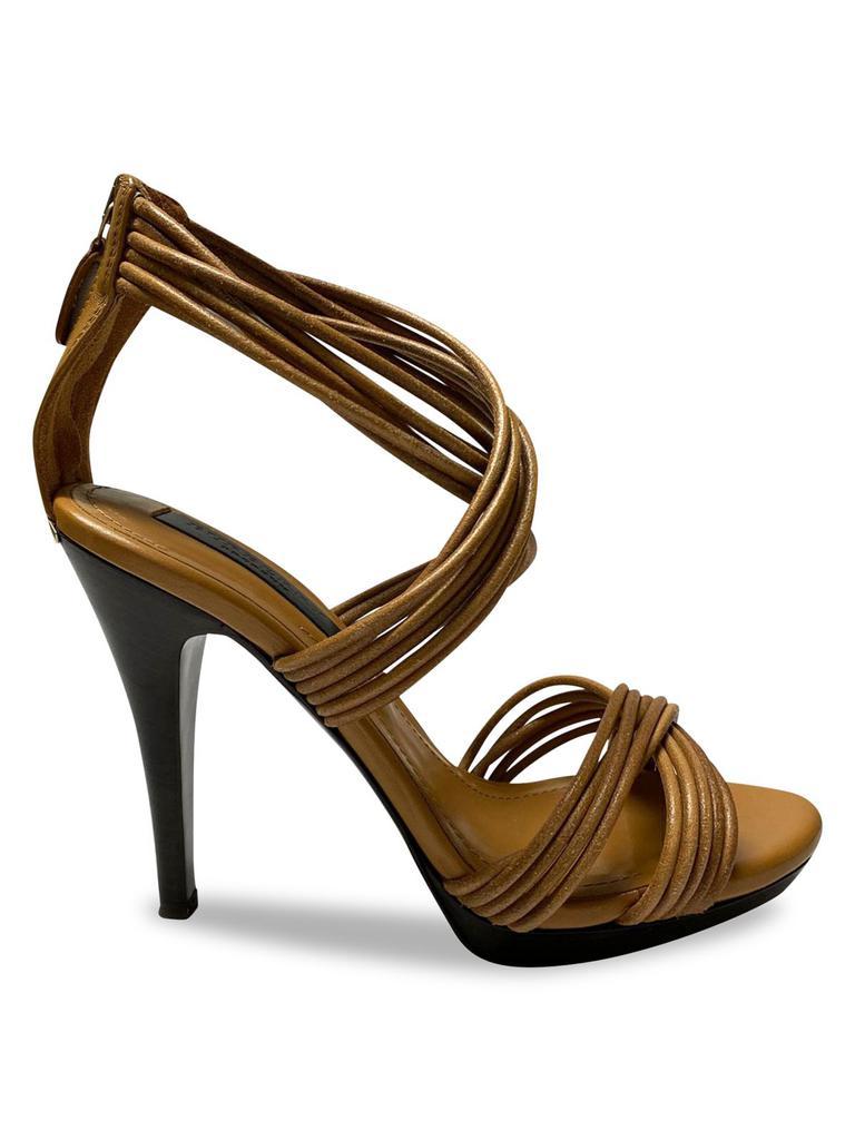 商品[二手商品] Burberry|Burberry Strappy Sandal In Brown Leather Sandals,价格¥2280,第1张图片