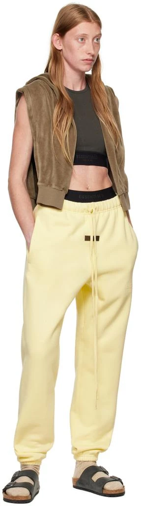 商品Essentials|Yellow Drawstring Lounge Pants,价格¥287,第4张图片详细描述