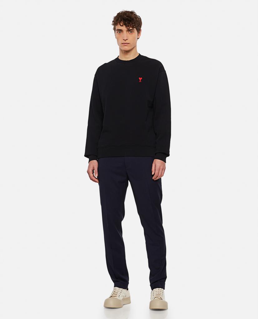 CREWNECK COTTON LOGO SWEATER商品第2张图片规格展示