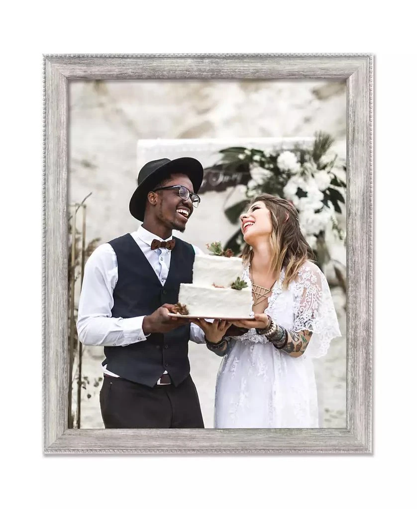 商品Lawrence Frames|Classic Bead Border Burnished Picture Frame, 8" x 10",价格¥124,第4张图片详细描述