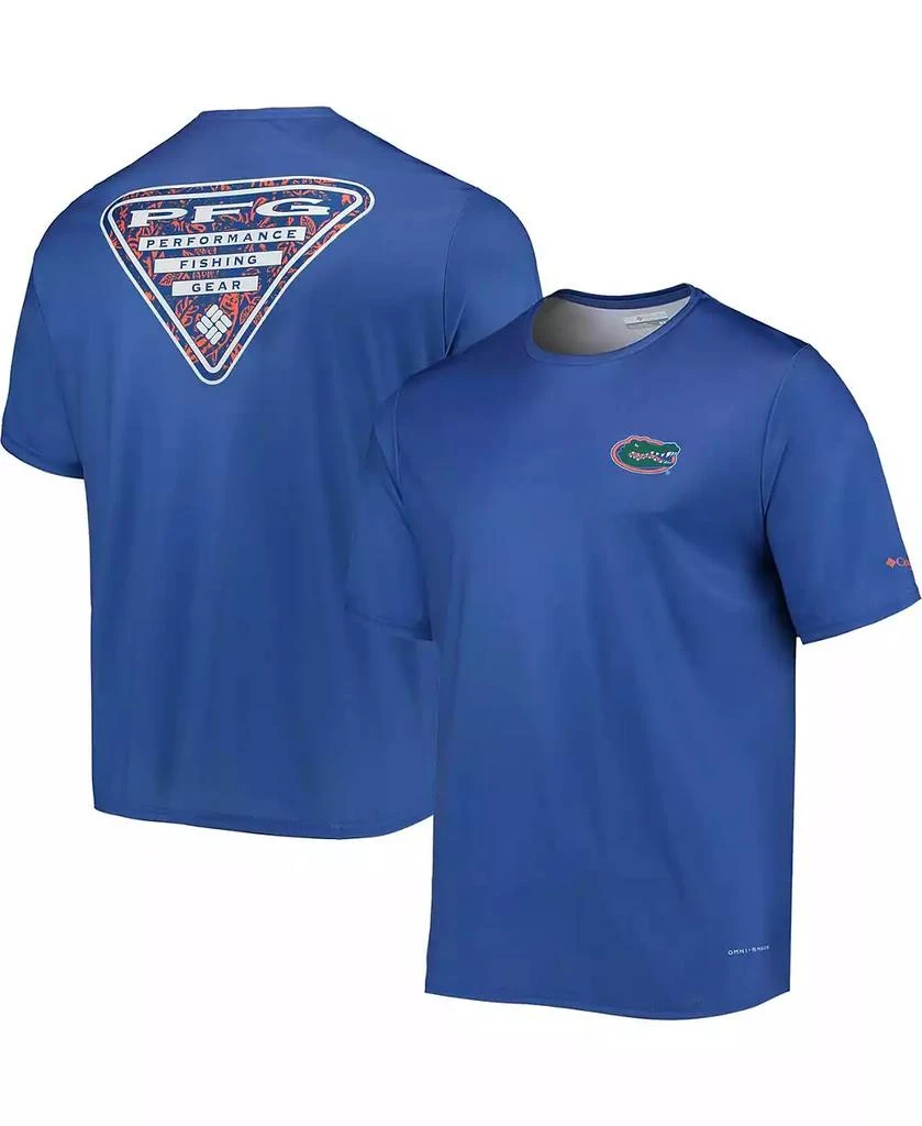 商品Columbia|Men's Royal Florida Gators Terminal Tackle Omni-Shade T-shirt,价格¥229,第3张图片详细描述