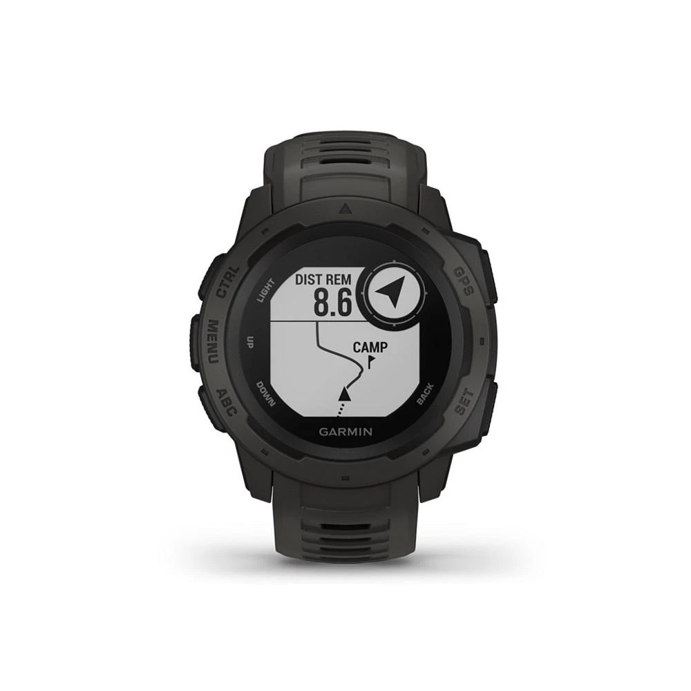 Unisex Instinct Graphite Silicone Strap Smart Watch 23mm 商品