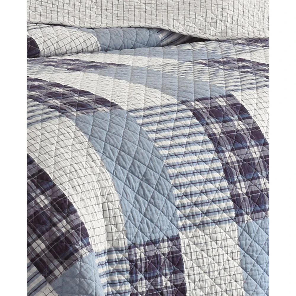 商品Eddie Bauer|Camano Island Plaid Purple Reversible 2-Piece Twin Quilt Set,价格¥1142,第3张图片详细描述