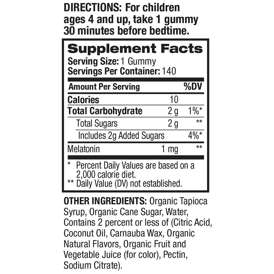 Kids 1 mg Melatonin Gummy Berry商品第3张图片规格展示