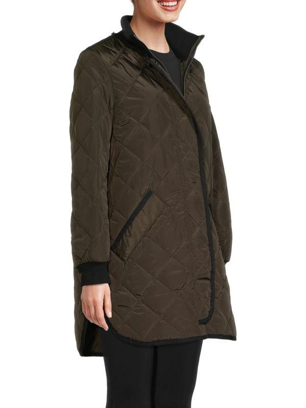 商品DKNY|Hooded Quilted Coat,价格¥558,第3张图片详细描述