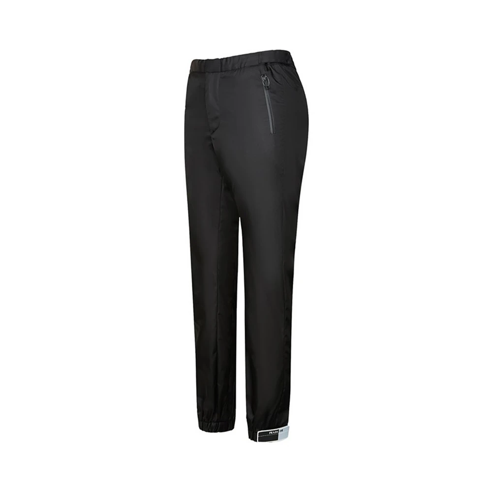 PRADA 男士黑色棉纶收脚长裤 UP0008-I18-F0002 商品