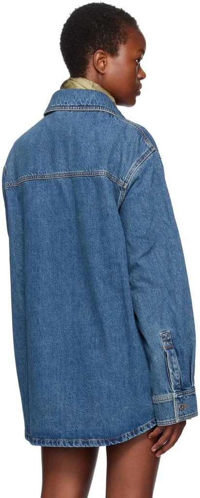 商品Burberry|蓝色刺绣牛仔衬衫,价格¥16671,第3张图片详细描述
