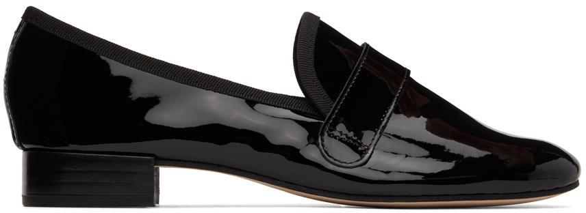 商品Repetto|Black Patent Leather Michael Loafers,价格¥1303,第1张图片