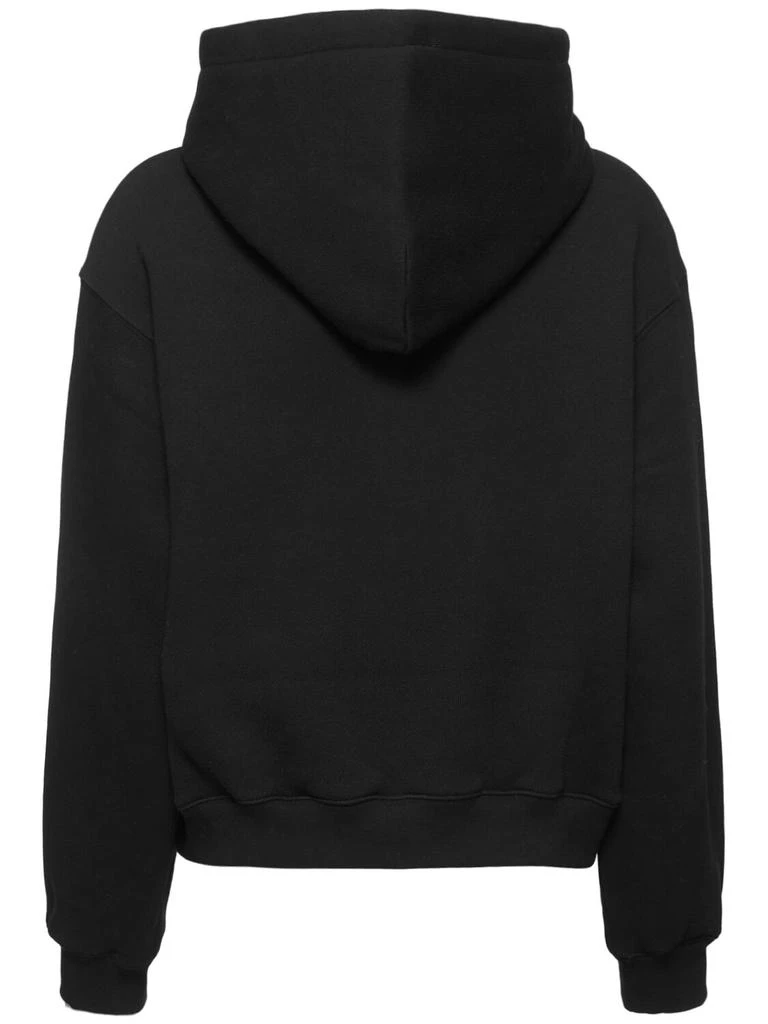 商品Alexander Wang|Essential Terry Cotton Hoodie W/ Logo,价格¥2351,第4张图片详细描述