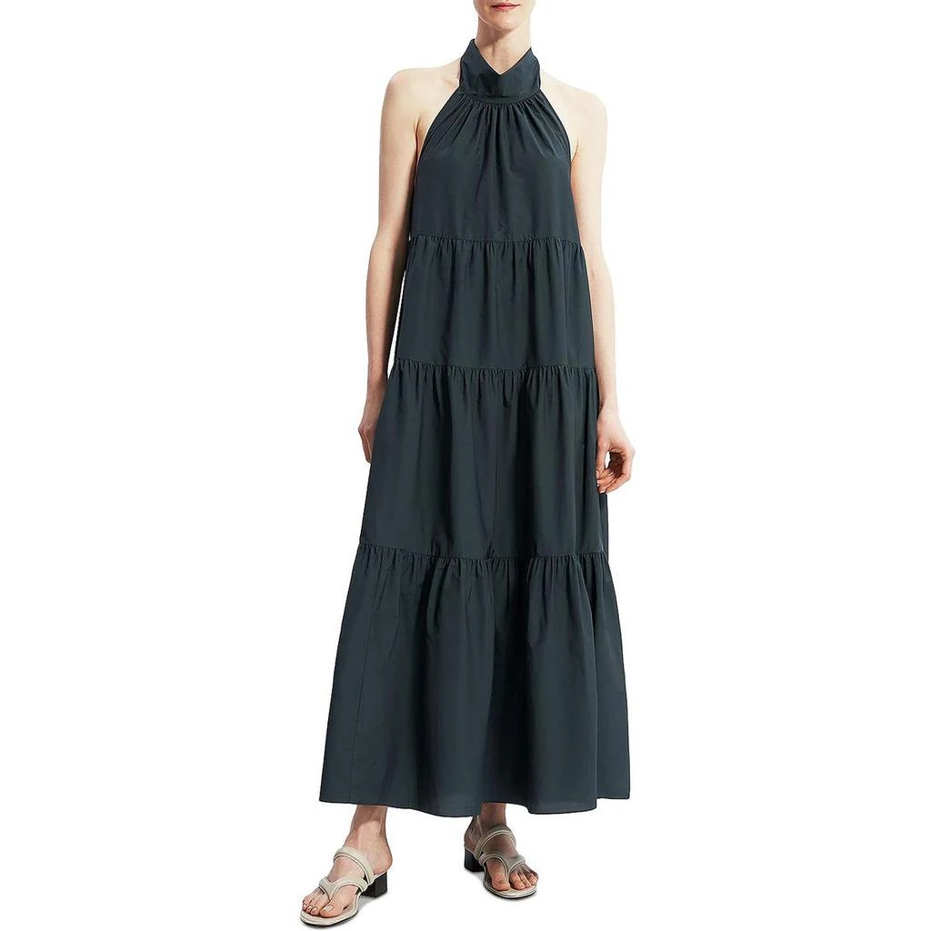 商品Theory|Theory Womens Tiered Maxi Halter Dress,价格¥600,第1张图片