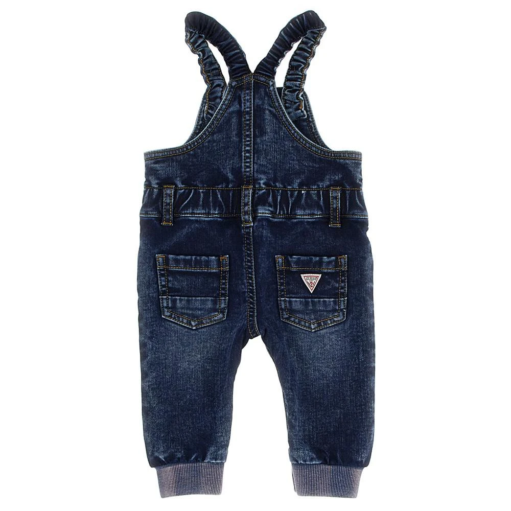 商品GUESS|Baby Boys Cotton Stretch Denim Effect Overalls,价格¥344,第2张图片详细描述