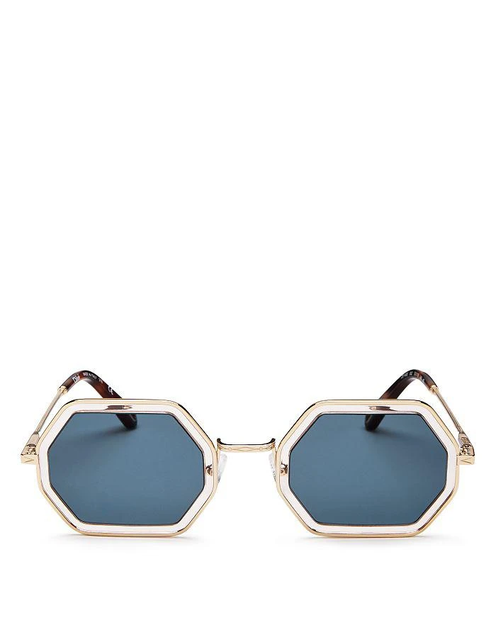 商品Chloé|Women's Poppy Mirrored Octagonal Sunglasses, 53mm,价格¥3139,第1张图片