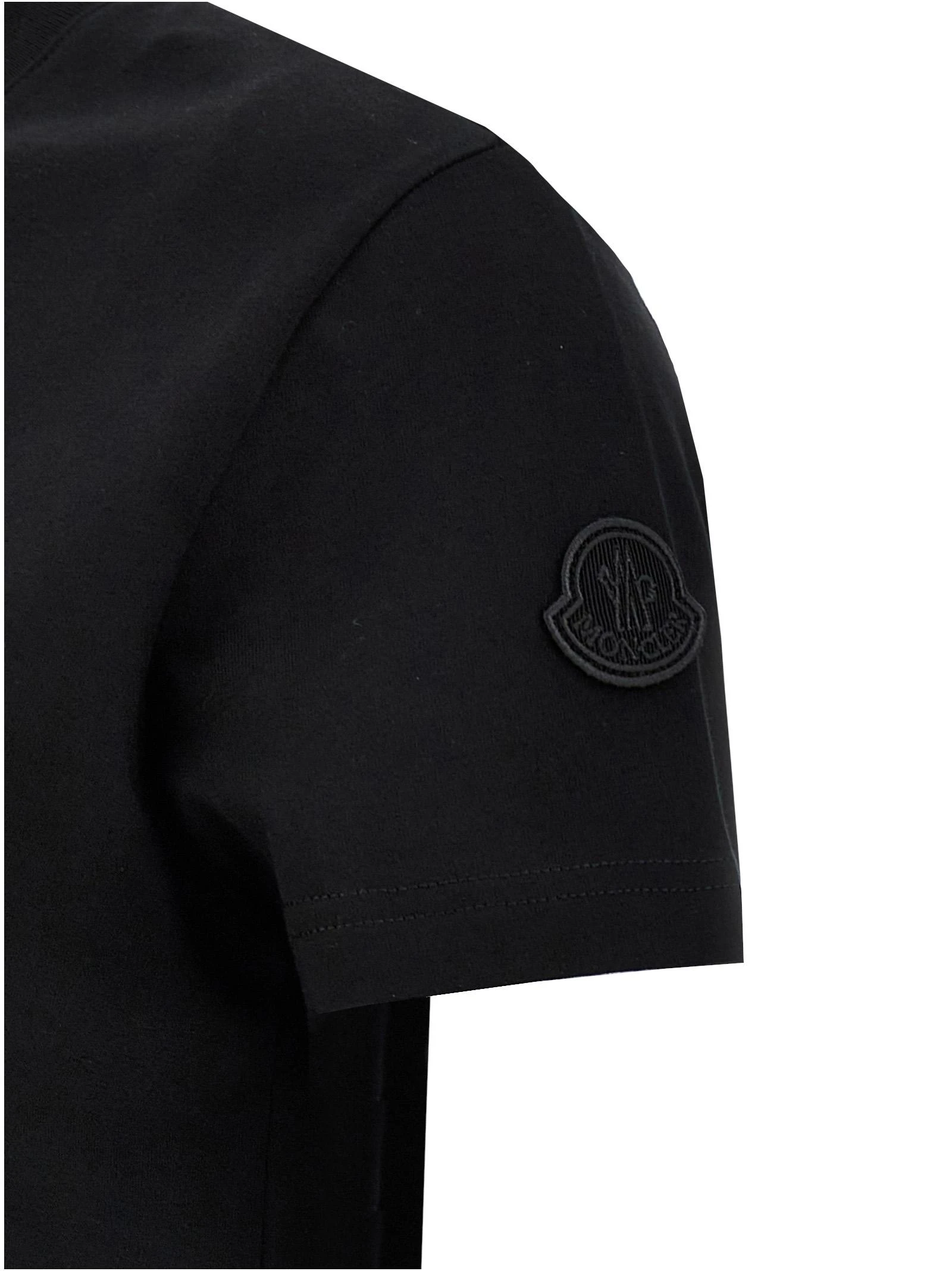 商品【商品预售7天】 Moncler|Moncler 女士T恤 K10938C0002889ADC999 黑色,价格¥2774,第5张图片详细描述