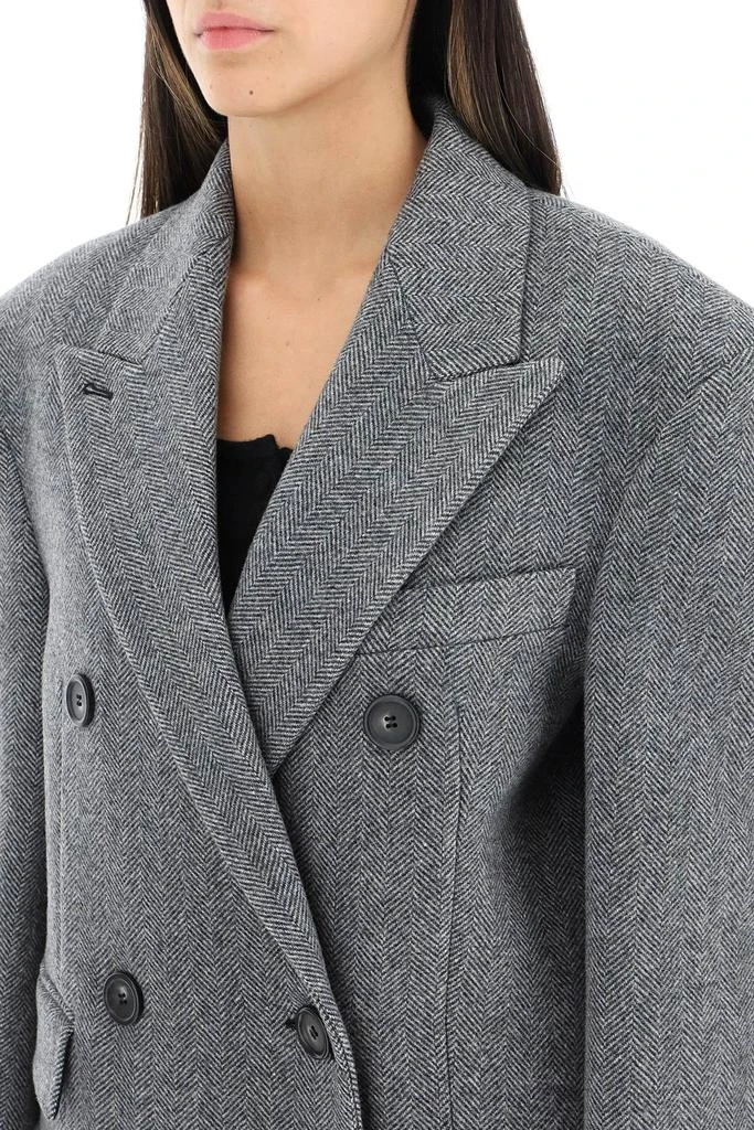 商品Max Mara|CHEVRON WOOL COAT,价格¥6576,第5张图片详细描述