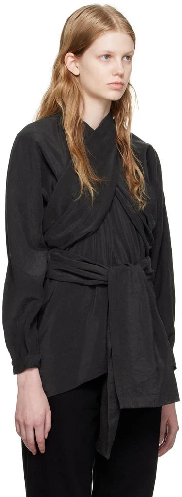 商品Lemaire|Black Knotted Blouse,价格¥3712,第2张图片详细描述