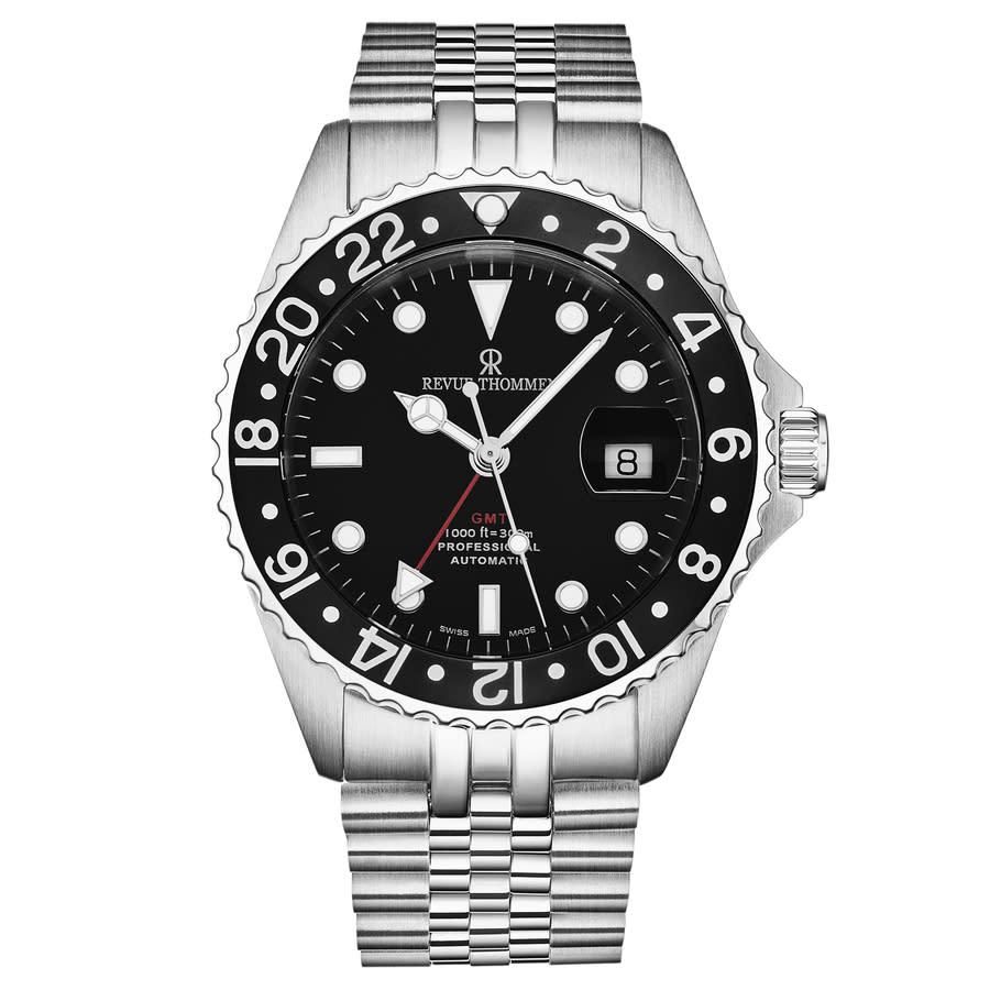 Revue Thommen Diver GMT Automatic Black Dial Mens Watch 17572.2237商品第1张图片规格展示