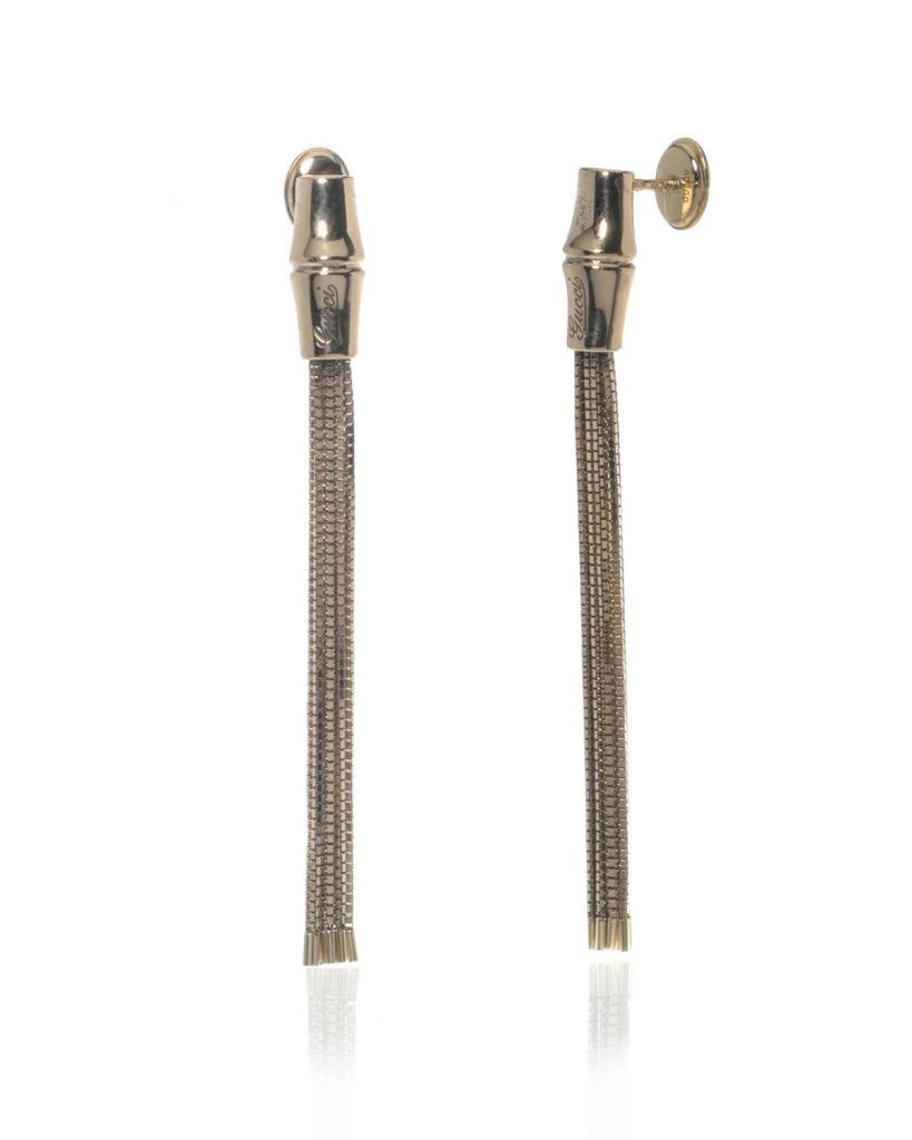 商品Gucci|Gucci 18k Yellow Gold Bamboo Earrings YBD28596100100U,价格¥28013,第2张图片详细描述