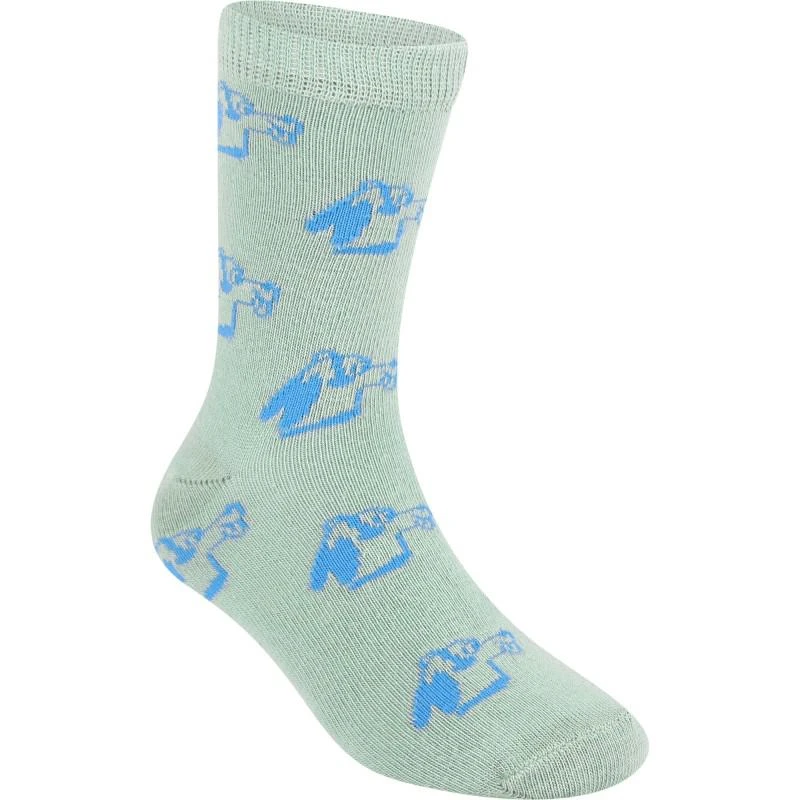 商品Maison Tadaboum|Music dog musical notes and radio print cotton socks set in green blue and orange,价格¥471,第2张图片详细描述