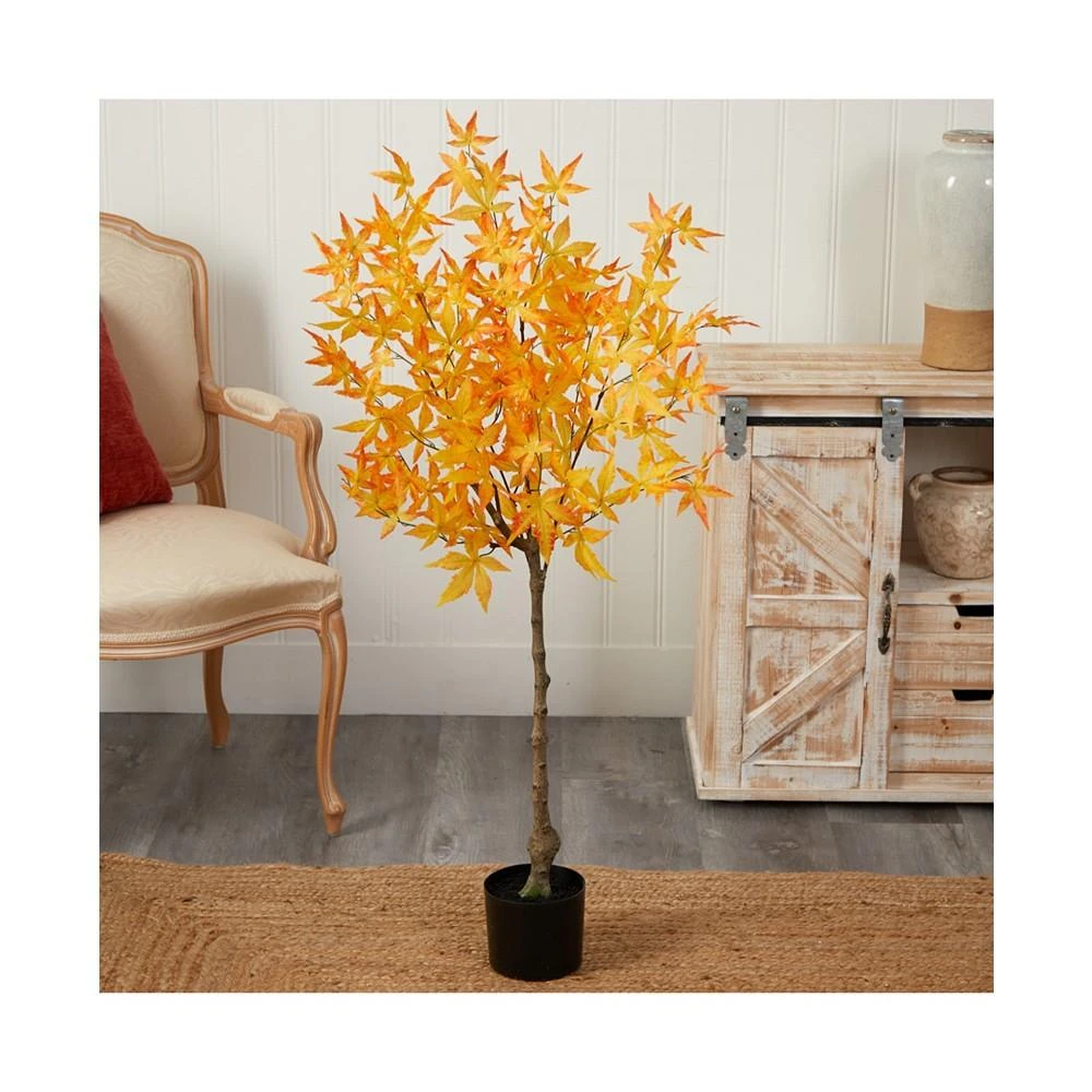 商品NEARLY NATURAL|4' Autumn Maple Artificial Tree,价格¥1083,第3张图片详细描述