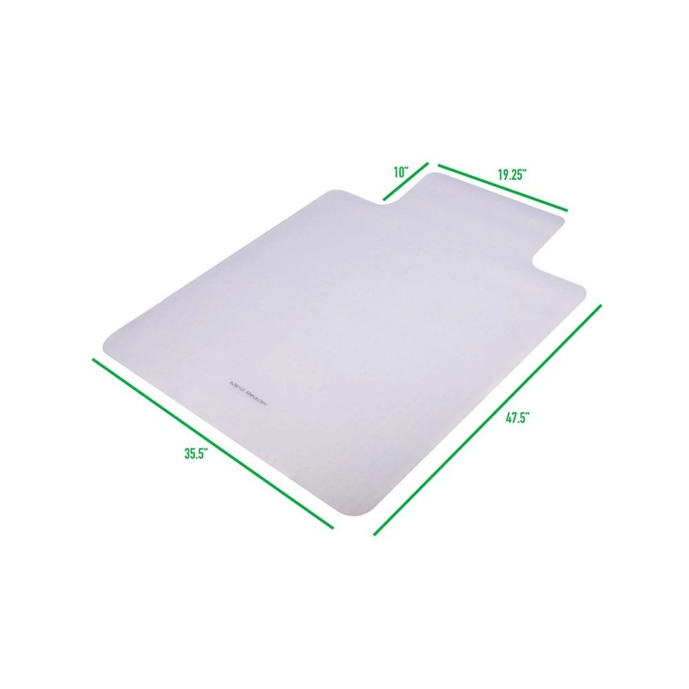 商品Mind Reader|Office Carpet Chair Heavy Duty Floor Mat Heavy Duty, 36" x 48",价格¥419,第3张图片详细描述