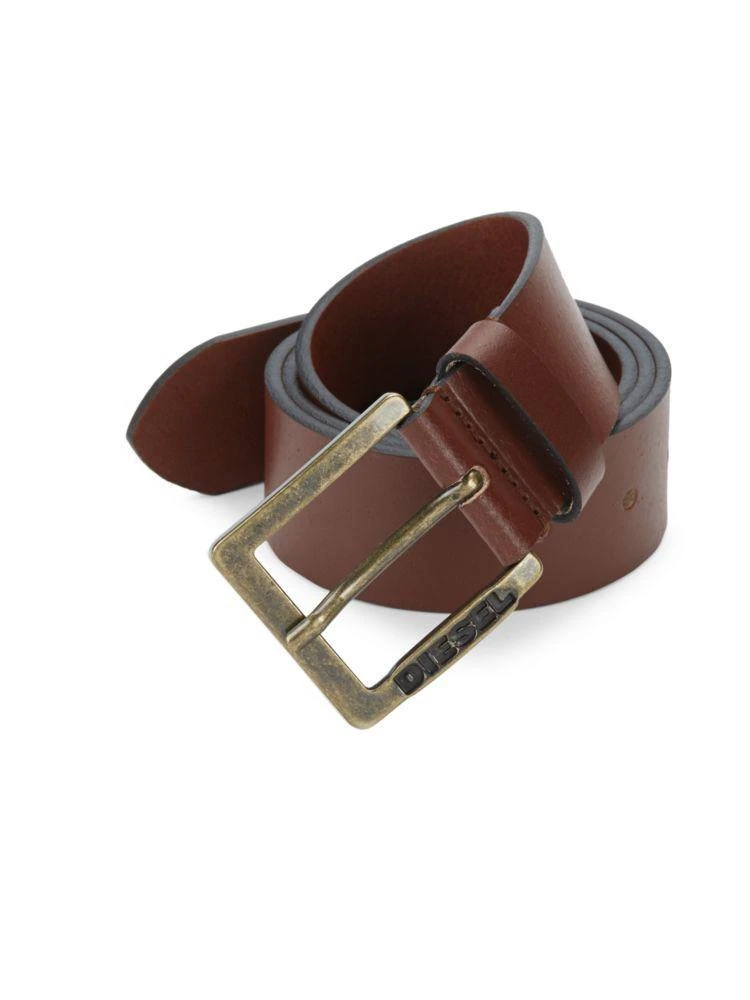 商品Diesel|Slim Leather Belt,价格¥152,第1张图片