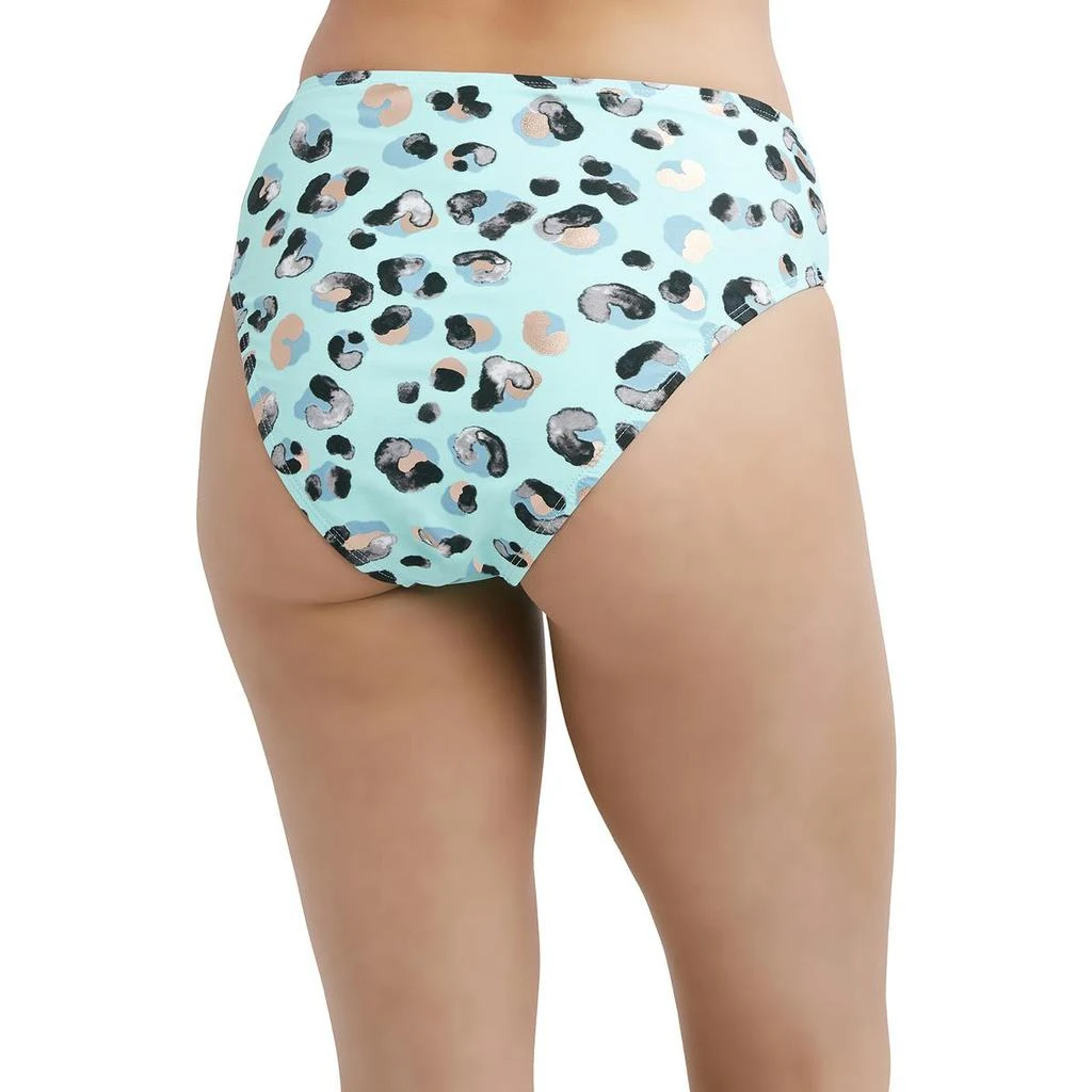 商品BCBG|BCBGeneration Leah Women's Printed High Waisted Knot Front Bikini Bottom,价格¥54,第3张图片详细描述