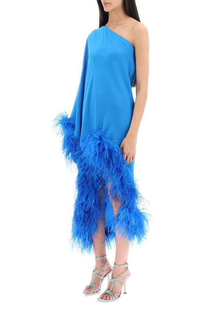 商品ART DEALER|Art dealer 'nina' one-shoulder dress with feathers,价格¥5357,第4张图片详细描述