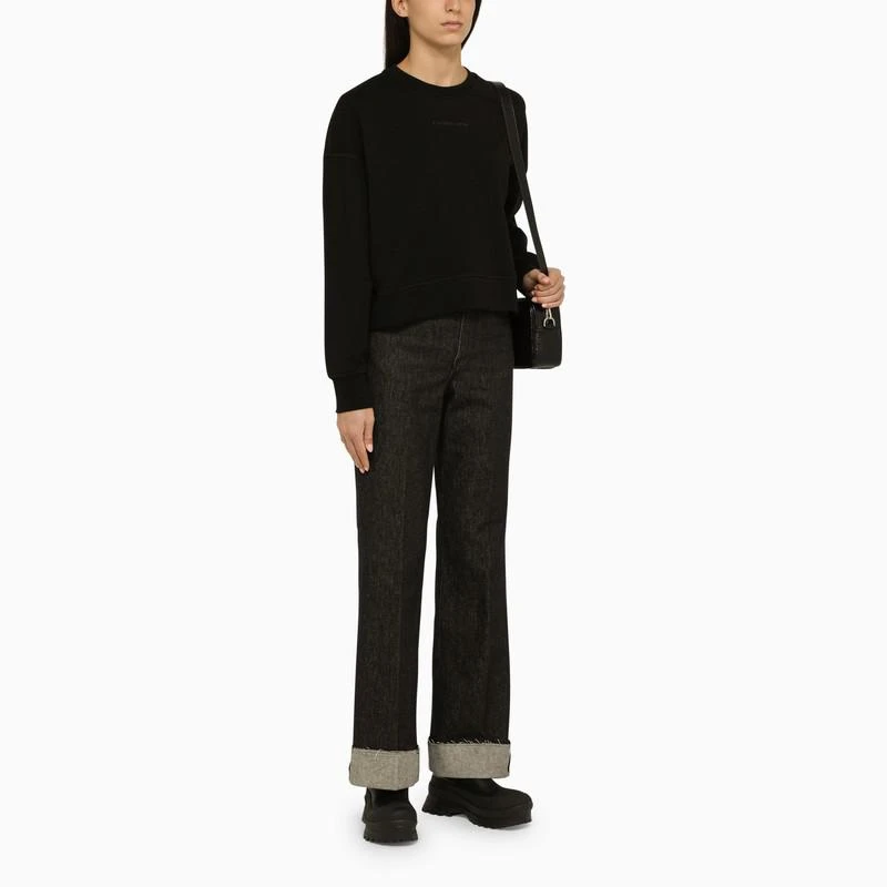 商品Canada Goose|Black crew-neck cotton jumper,价格¥2370,第2张图片详细描述